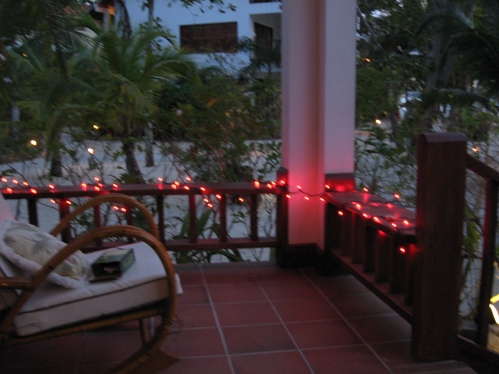 Jamaica 2008 Christmas lights on our patio Larry minor Flickr