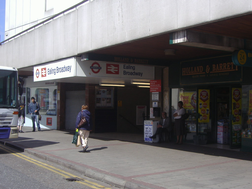 Ealing Broadway station I had to do a strange angle as the… Flickr