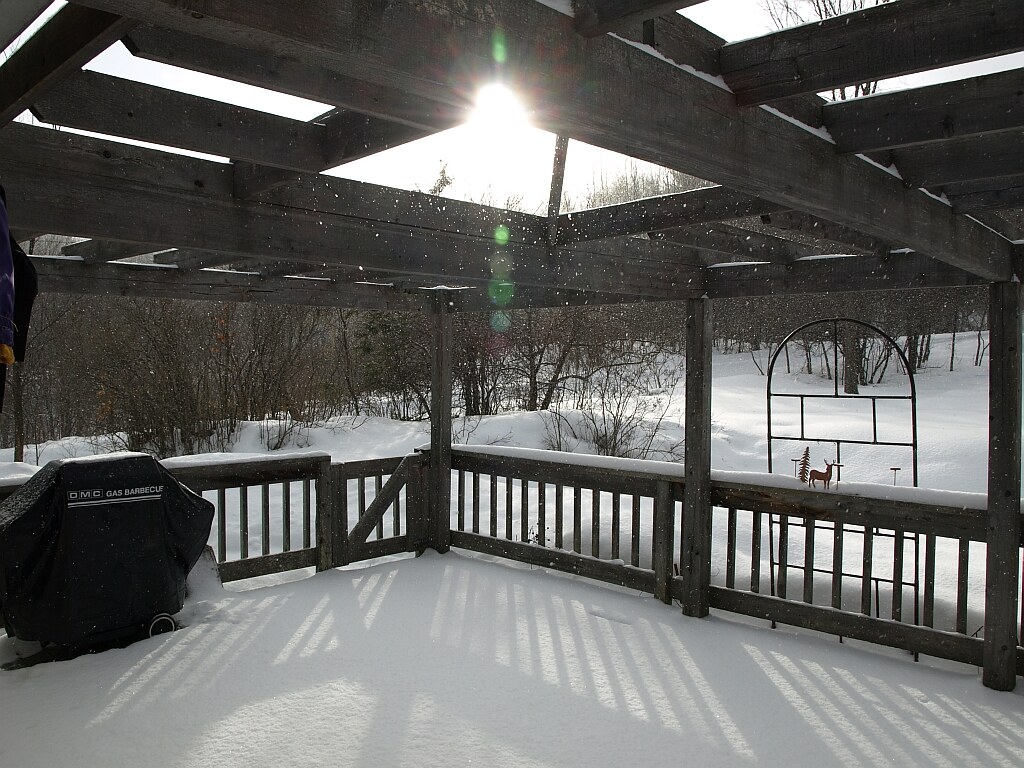 Sunset over back deck House For Sale Flickr