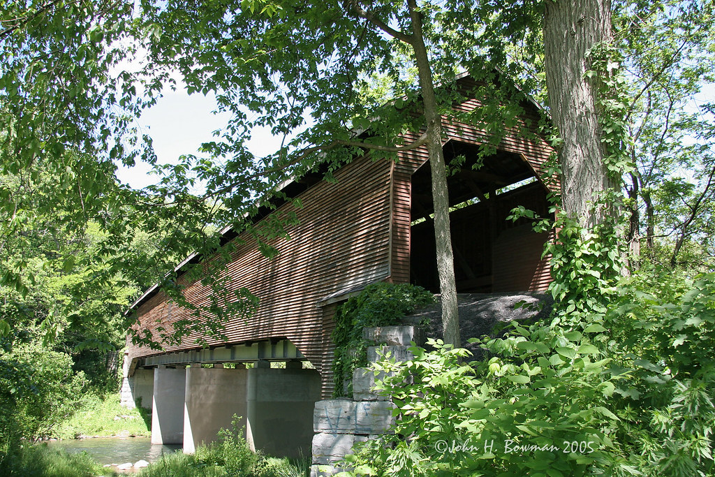 Meem's Bottom covered bridge Virginia I'm not particular… Flickr