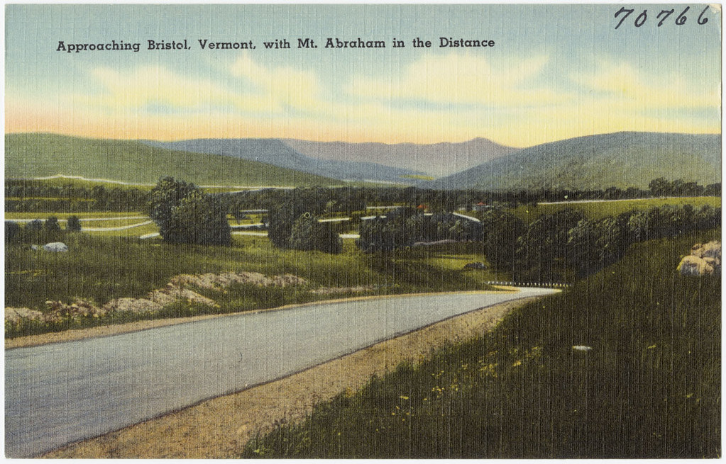 Approaching Bristol, Vermont, with Mt. Abraham in the dist… Flickr