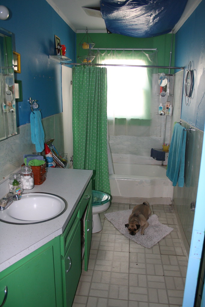 UGLY Bathroom BEFORE Getting a new bathroom soon. The obl… Flickr