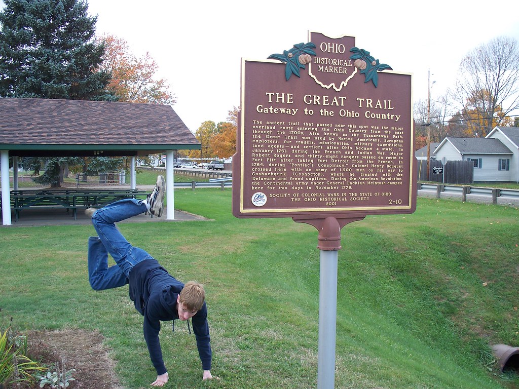 OH Malvern Marker The Great Trail, Gateway To Ohio Count… Ken