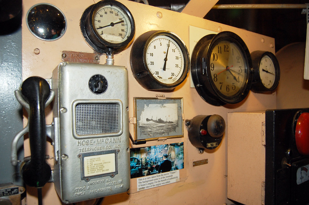 Engineer's Station, Engine Room | Aboard the SS Jeremiah O'B… | Flickr