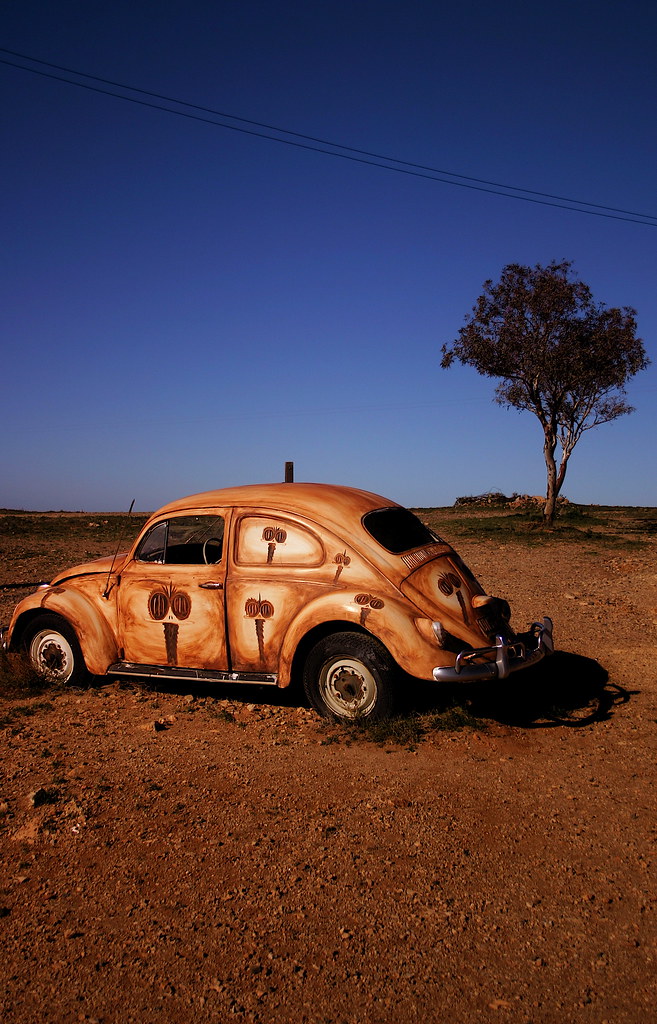 Vintage Car Art 1 Location Silverton NSW Car painted by … Flickr
