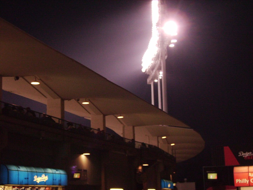 Dodger Stadium lights Digital image litmantim Flickr