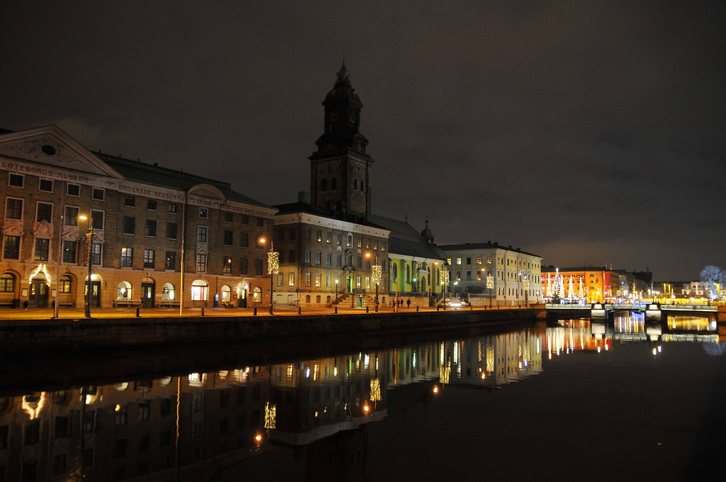 Gothenburg Canal Night Cameron Flickr