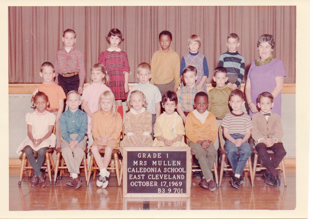 1st Grade, 1969. Caledonia Elementry, Cleveland, Ohio. Flickr