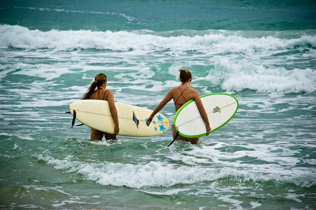 surf duo These two girls are a couple of my exstudents