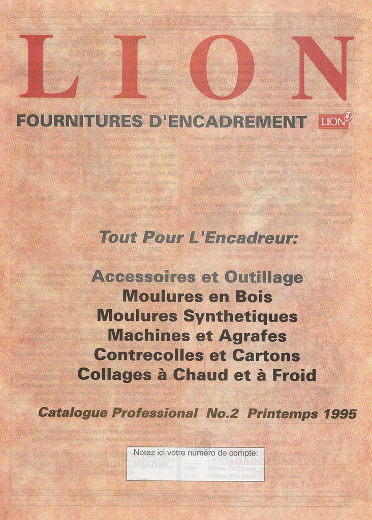 Archive1990 026 LION Picture Framing Supplies Flickr