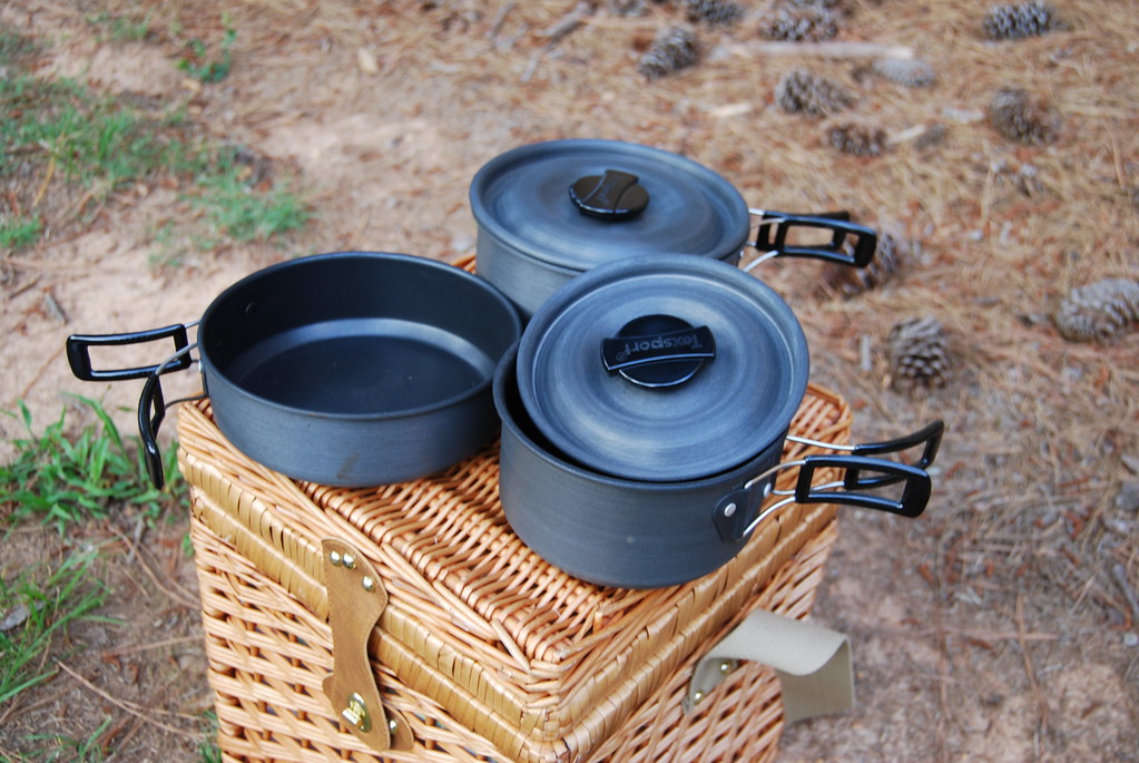 Camping cookware The pots and pan we use when cooking. The… Flickr