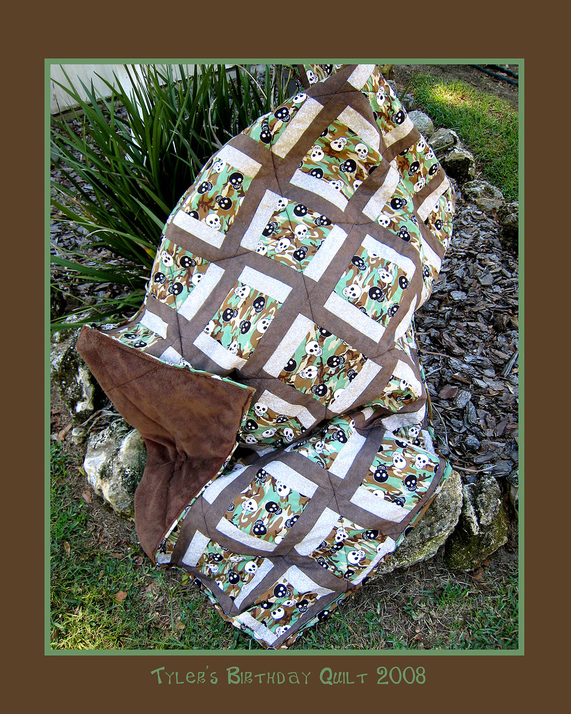 IMG_1598 copy Simply Camo quilt with really soft brown fab… Flickr