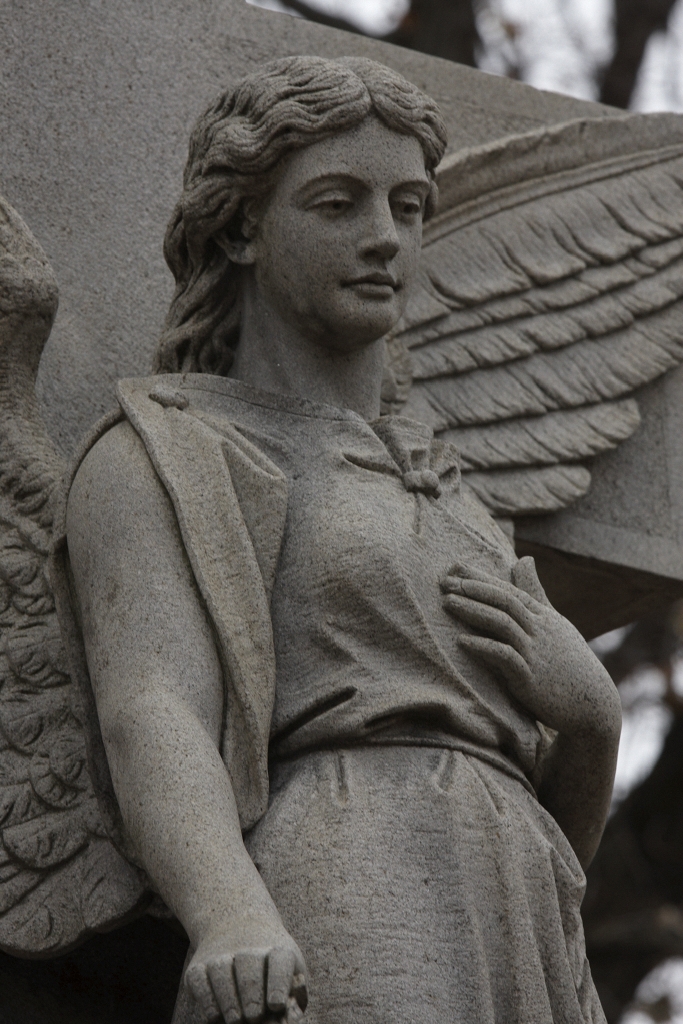 IMG_4147 Statuary at Woodland Cemetery, Dayton, Ohio. This… Flickr
