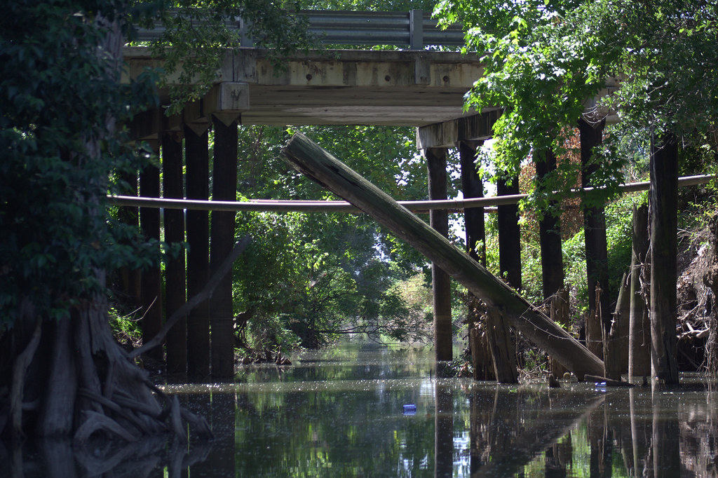 Bayou Bridge Bridge over canal that drains into Bayou Plaq… Flickr