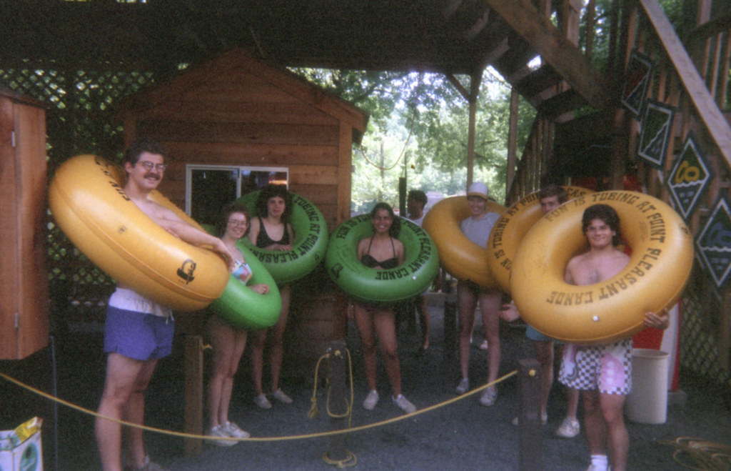 Tubing A bunch of us went tubing down the Delaware River. … Flickr