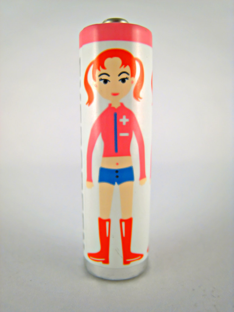 Battery Girl For M. Some pretty unique packaging for the h… Flickr