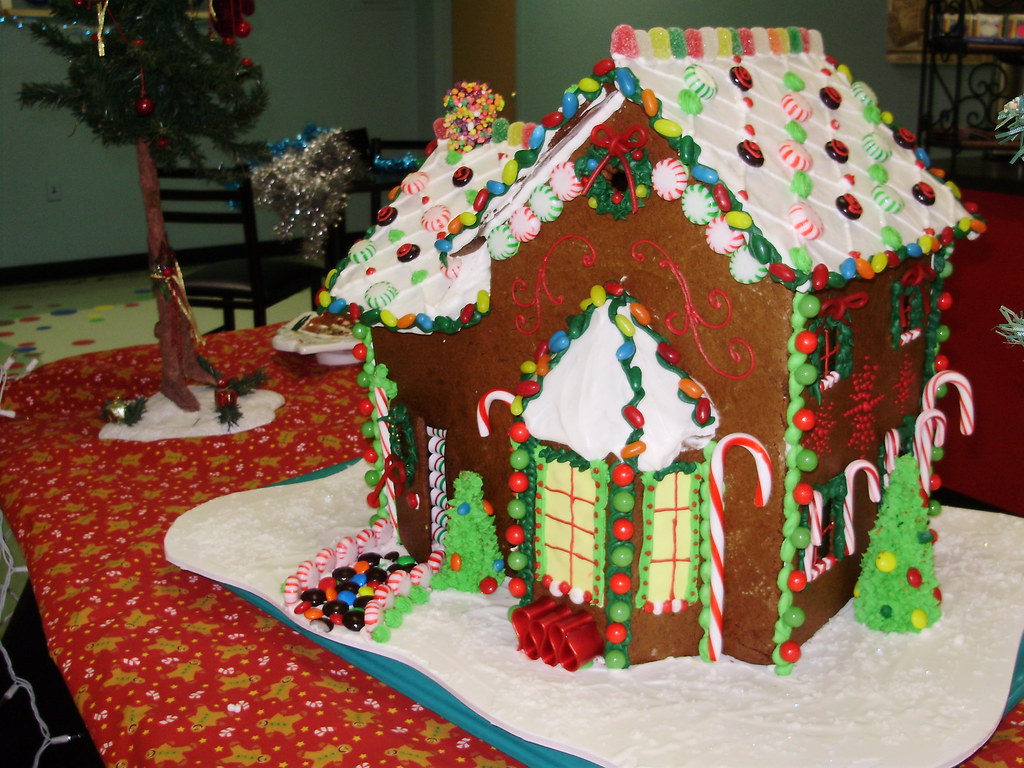 Gingerbread House extra large Large gingerbread house wit… Flickr