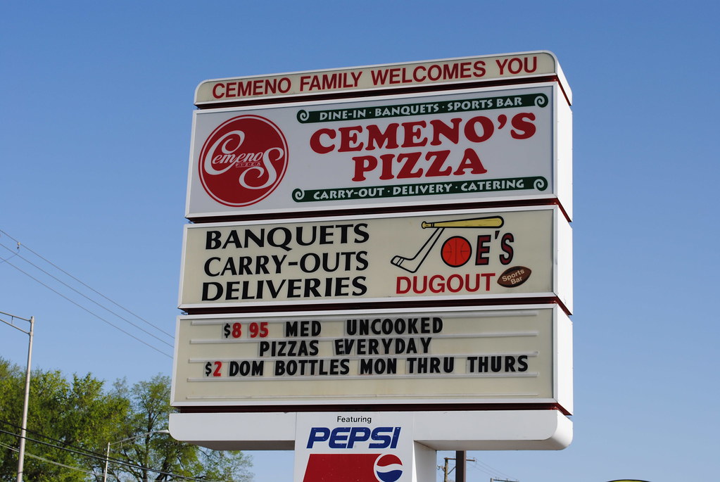 Cemeno's Pizza Joliet, IL Via Flickr