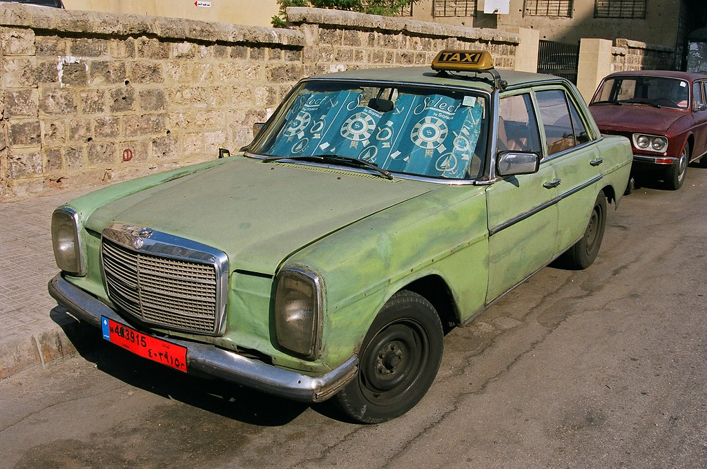 Old Mercedes Taxi, Beirut, Lebanon Ian Cowe Flickr
