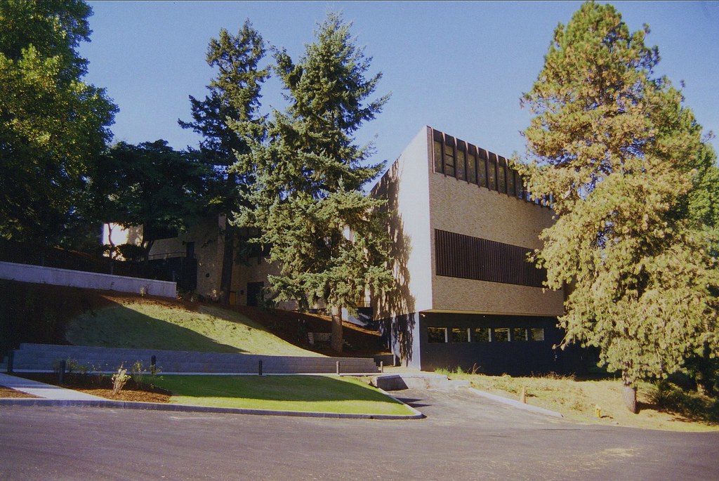 Mount Angel Library from northeast 1967, Alvar Aalto, arch… Flickr