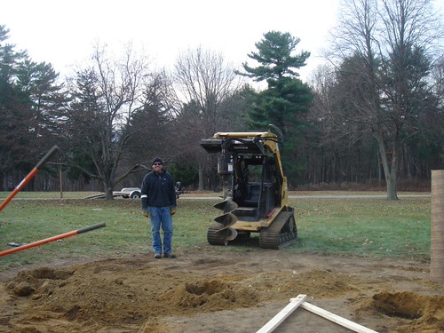 Bandstand Construction 2 Bring out the toys. Stark Park