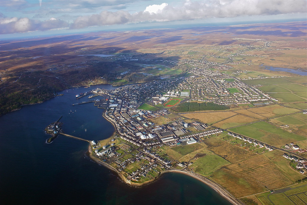 Stornoway Aerial pics, Western Isles Chris Murray Flickr
