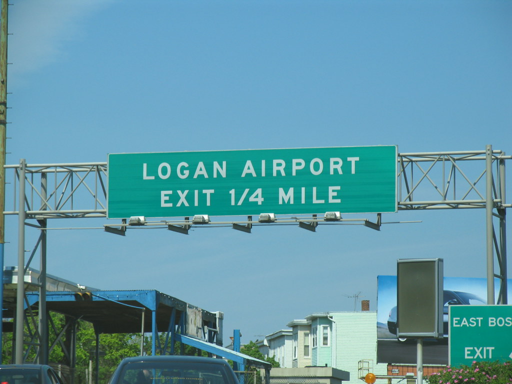 Logan Airport Exit 1/4 Mile Adam Prince Flickr