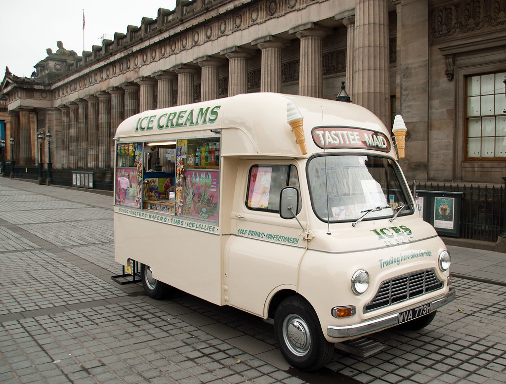 Classic IceCream Van in Edinburgh Could not resist snappi… Flickr