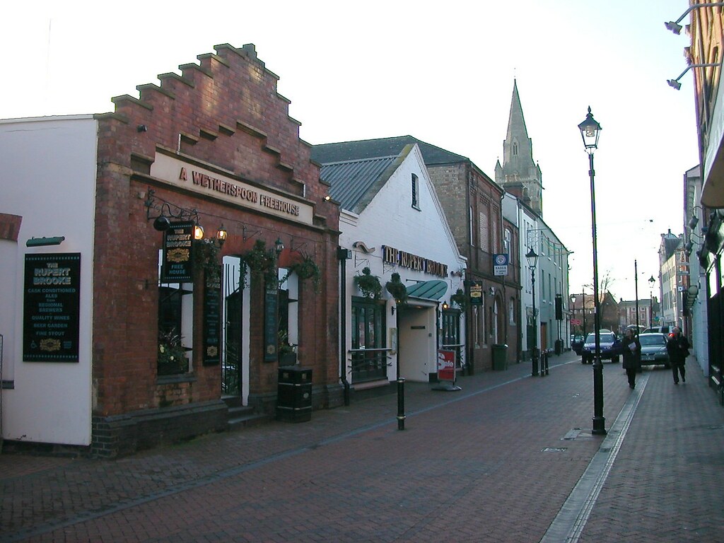RugbyCastle Street The Rupert Brooke Saxon Sky Flickr