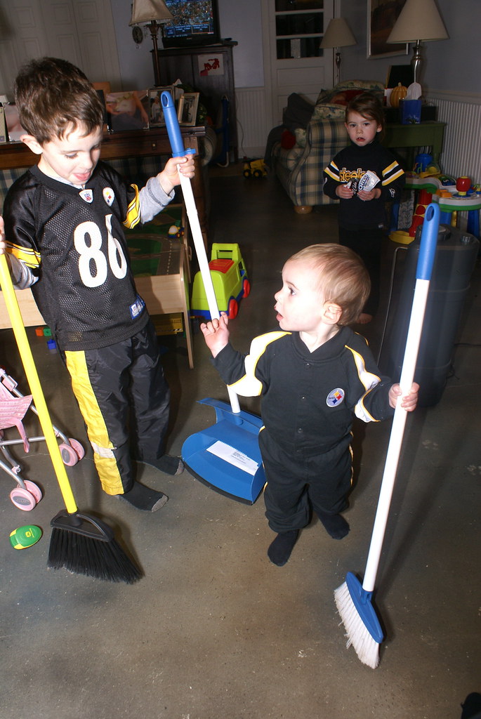 Tag teaming the chores Jenniferschwalm Flickr