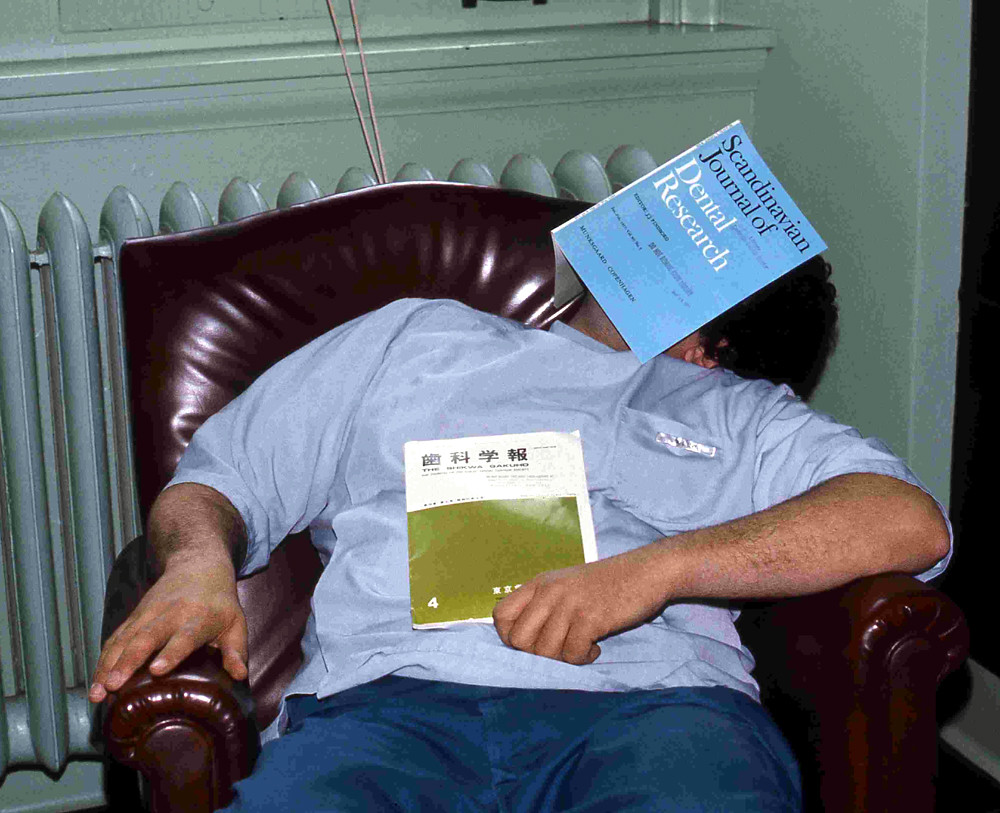 Resident in Library at the Rochester Dental Dispensary Flickr