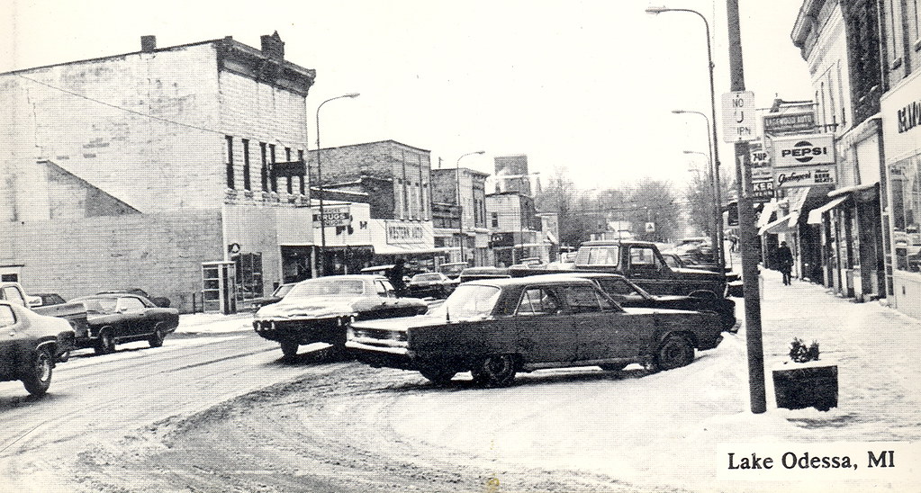Ionia Lake Odessa MI 1970s Downtown View by Modern Photogr… Flickr