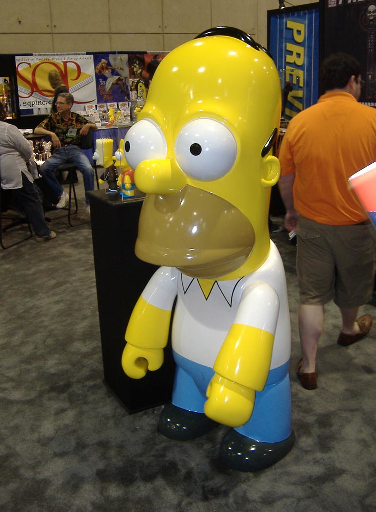 Lego Homer Giant Lego Homer Simpson Rod Eun Flickr