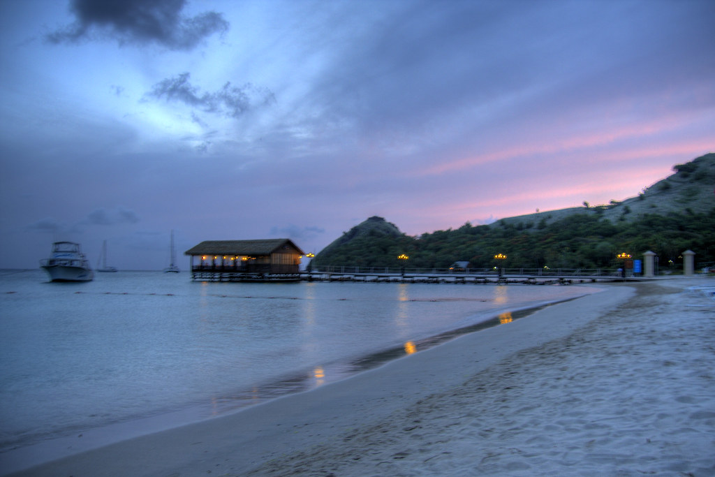 Sandals Grand St Lucia Beach at Night Near perfection. Sun… Flickr