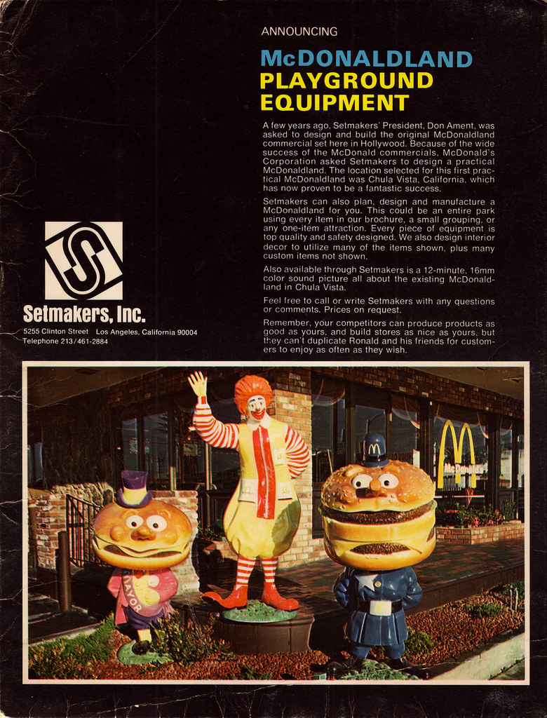 McDonalds McDonaldland Setmakers Promo packet Cover … Flickr