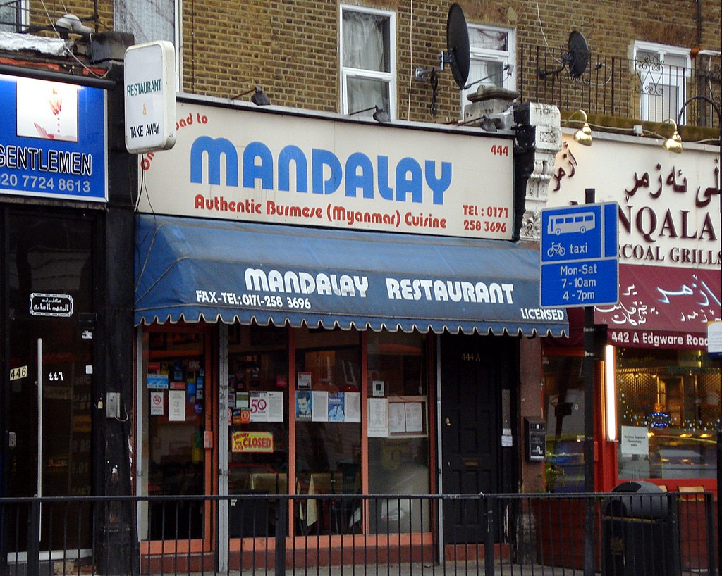 Mandalay, Edgware Road, London W2 Burmese restaurant on Ed… Flickr
