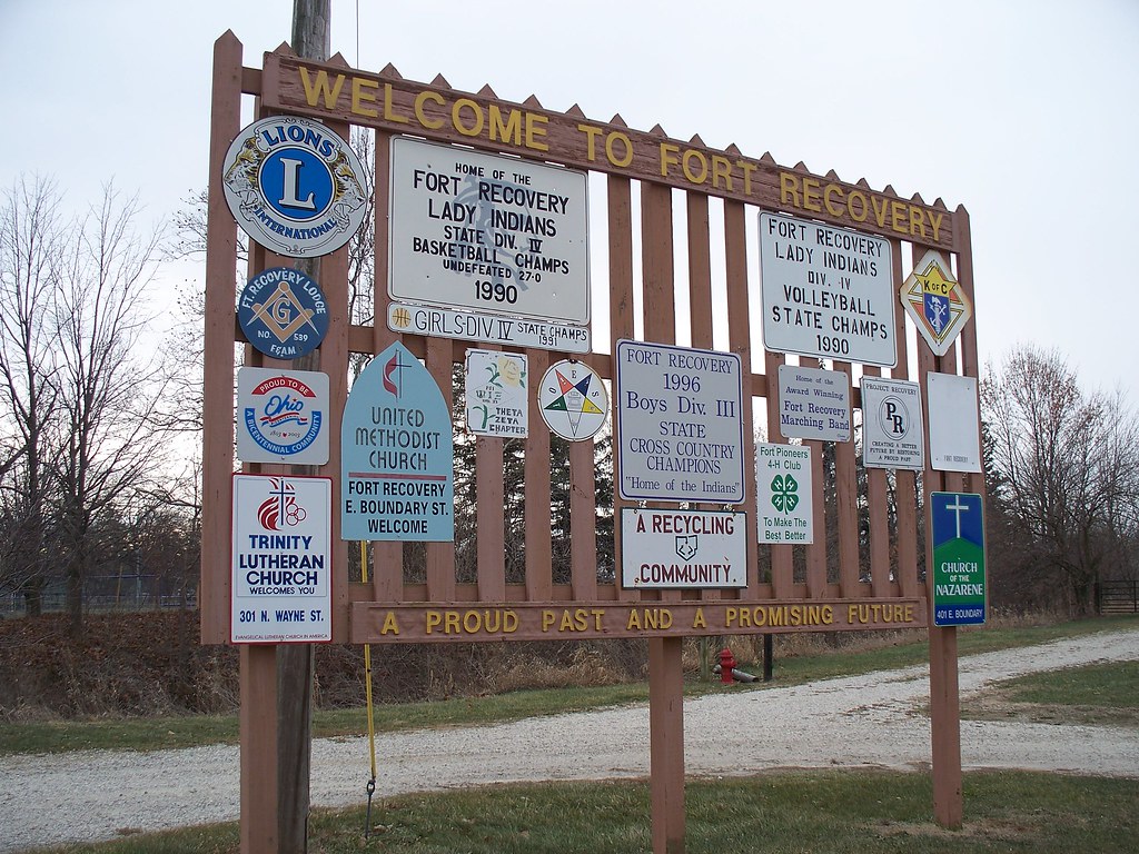 OH Fort Recovery Entrance Entrance to Fort Recovery , Oh… Flickr