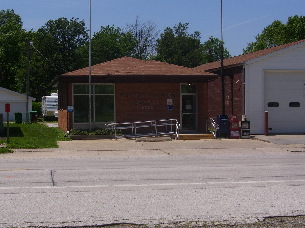 Modesto IL US Post Office Karas Hall Flickr