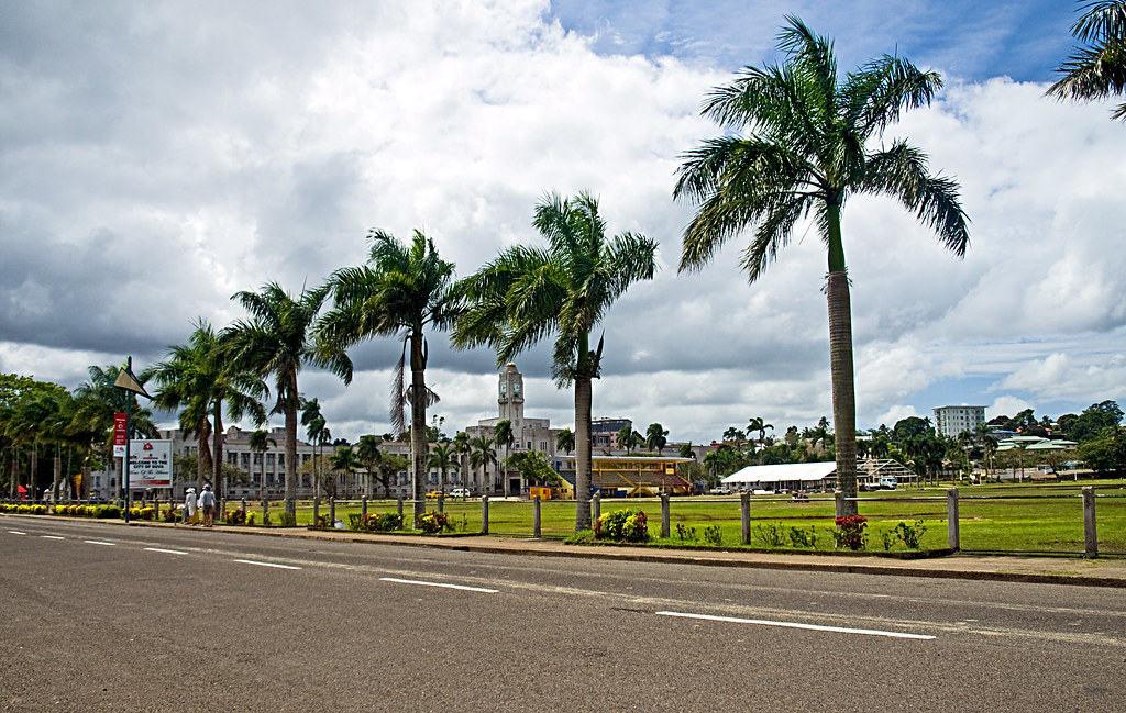 Suva 084 A shot across Albert Park to the Victorian Govern… Flickr