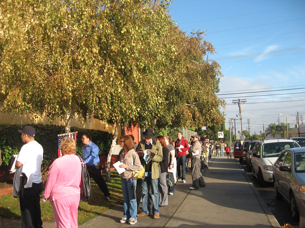 Long Line at my Polling Place I have been voting at this P… Flickr