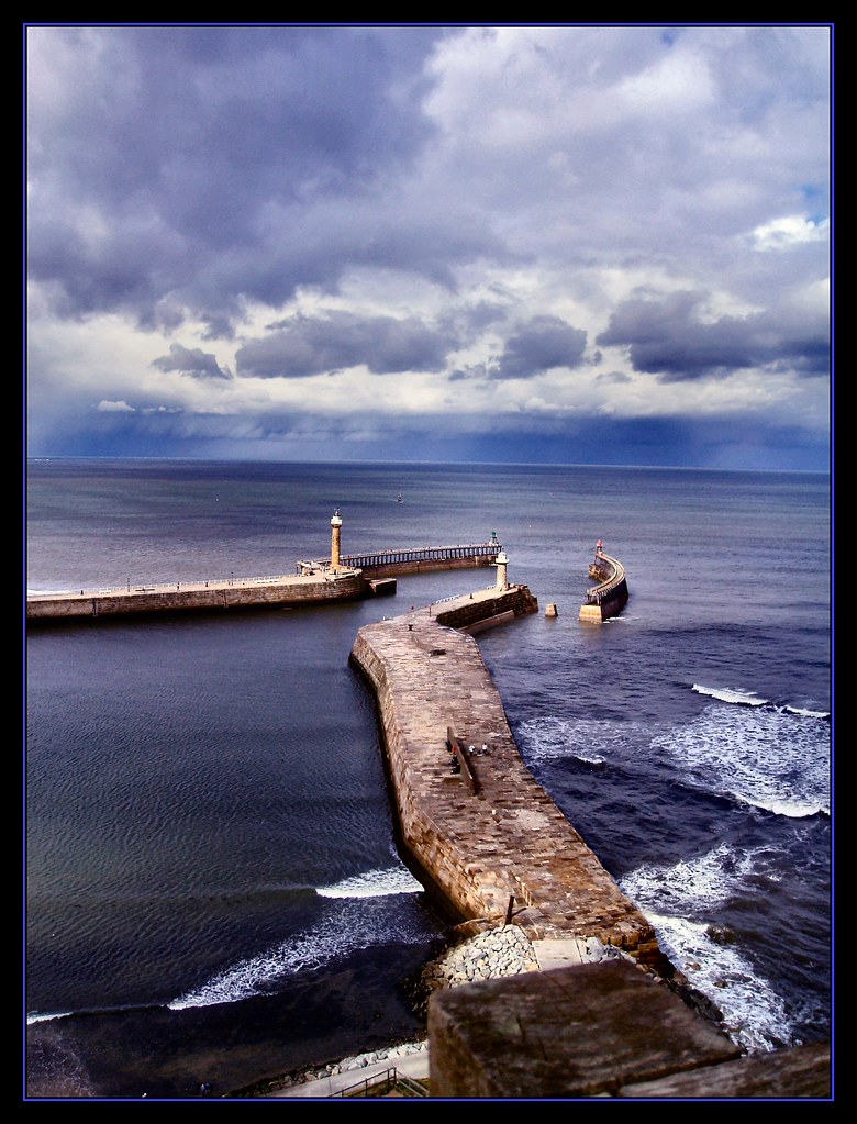 Whitby The adoptive home of Captain James Cook. Whitby E… Flickr