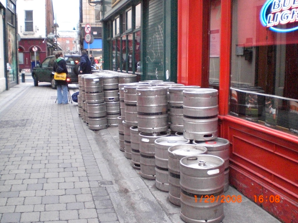 Kegs Dublin! This is a tribute to how much Guiness is con… Flickr