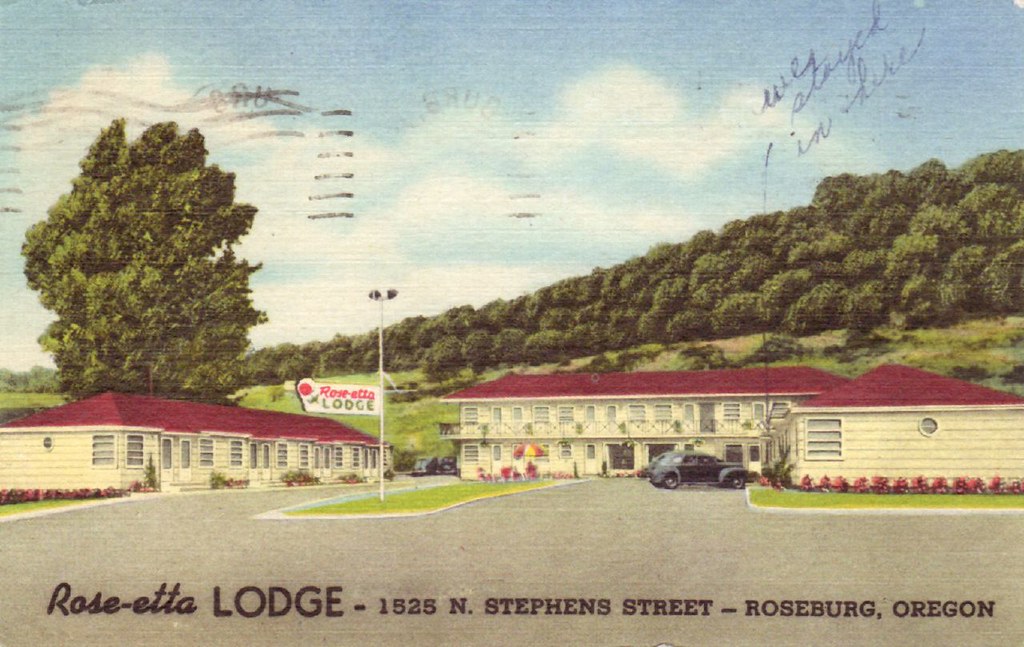Roseetta Lodge Roseburg, Oregon Vintage Postcard Capt… Flickr