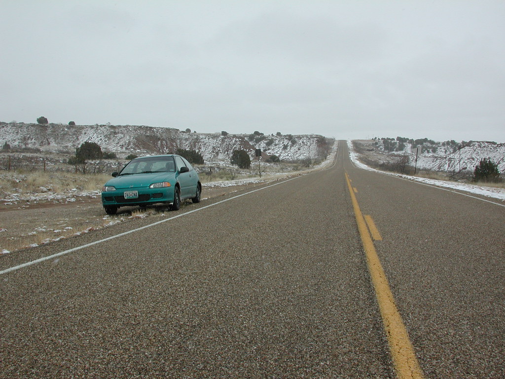 Just West of San Jon NM Pretty sure the bridge was closed … Flickr