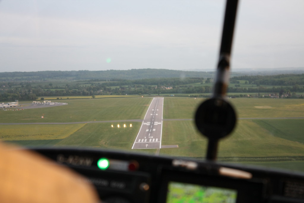 Oxford airport on approach Chris Northwood Flickr