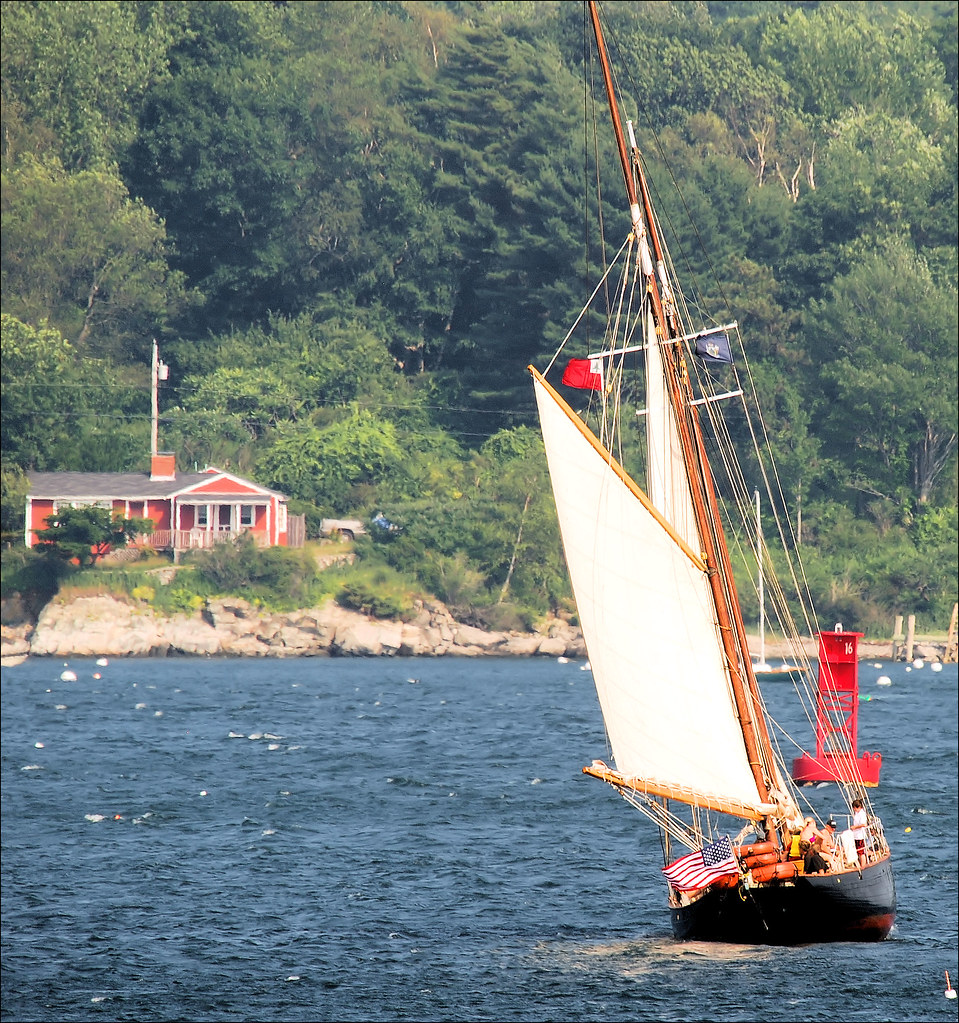 Maine Sailing Sailing in Portland Harbor Portland, Maine… Flickr