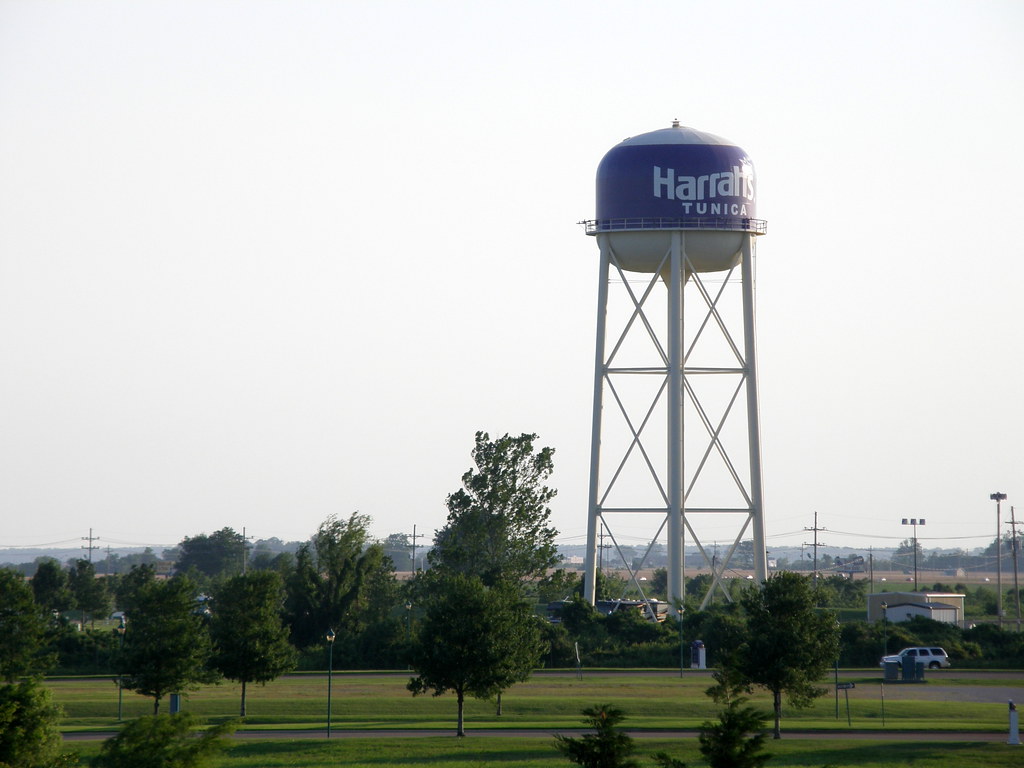 Harrahs Tunica Harrhas Casino Tunica water tower Jack Flickr