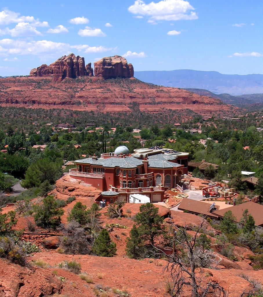 Sedona Mansion Construction From the Archives Bill Thayer Flickr