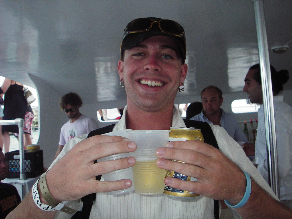 Spring Break '07 - Triple Fisting | Triple fisting on the bo… | Flickr