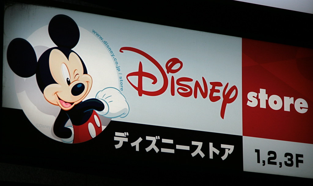 Tokyo Disney Store Signage Shibuya Jeff from Houston Flickr